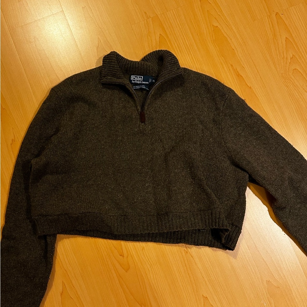 Polo by Ralph Lauren cropped wool sweater